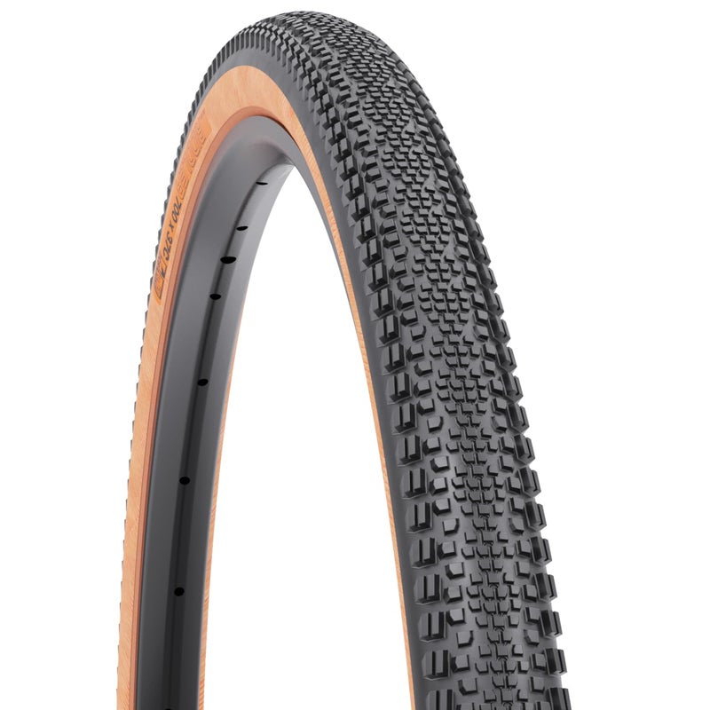 WTB Riddler 700 x 37 Gravel Bike Tire, Tubeless Ready Folding Bead, Lightweight Fast Rolling, 60tpi, Iconic Tan Sidewall, Dual DNA for Adventure Rides - Image 1